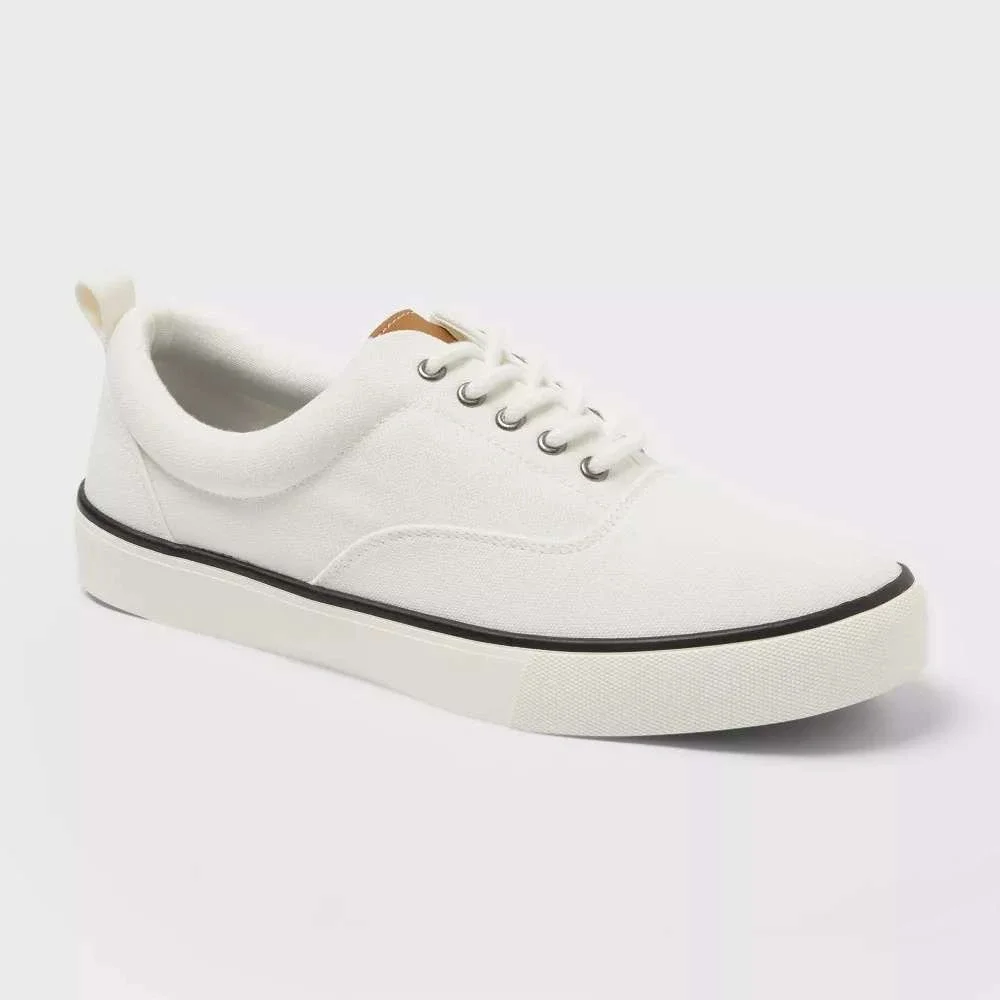 Men's Billy Sneakers by Goodfellow & Co White Size 12 New With Tags